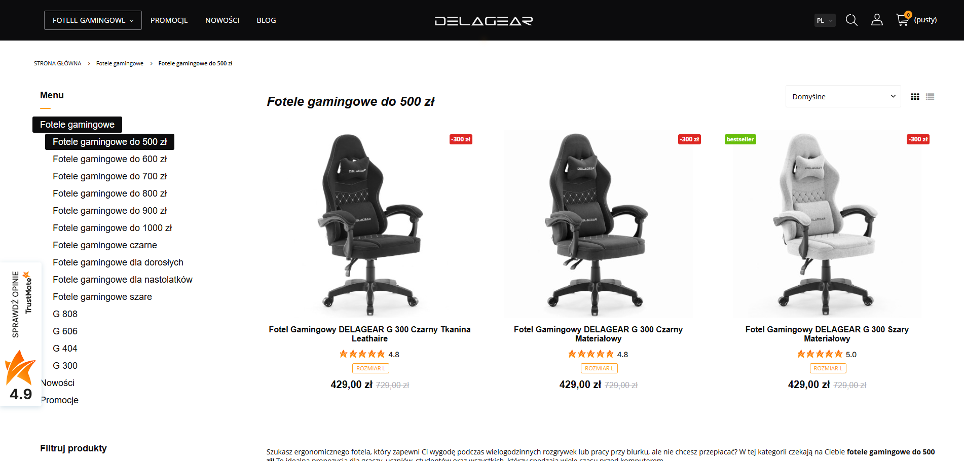Fotele gamingowe do 500 zł dla młodzieży – ekonomiczne rozwiązania do pokoju nastolatka